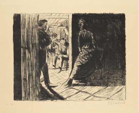 Klassische Moderne - Expressionismus Ernst Barlach (1870 Wedel - 1938 Rostock)Die Stolze (Blatt 15 aus "Der arme Vetter") 191