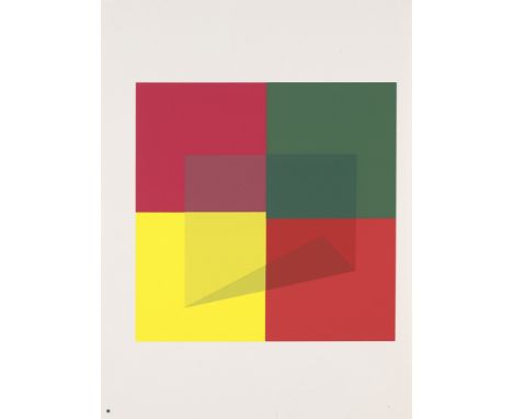 Konkrete Kunst Josef Albers (1888 Bottrop - 1976 New Haven)1 Farbserigraphie aus: Interaction of Color (Die Wechselbeziehunge