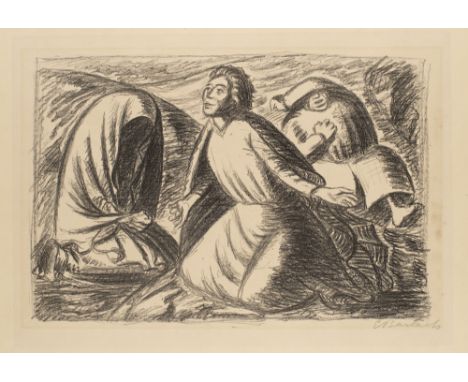 Klassische Moderne - Expressionismus Ernst Barlach (1870 Wedel - 1938 Rostock)Hoffnung und Verzweiflung II (Erleben). 1931. L