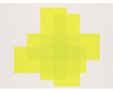 Konkrete Kunst Josef Albers (1888 Bottrop - 1976 New Haven)1 Farbserigraphie aus: Interaction of Color (Die Wechselbeziehunge