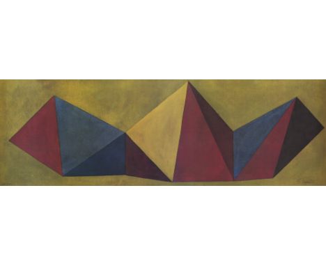 Minimalismus - - Sol LeWitt.  (1928 Hartford, Connecticut - 2007 New York). Piramidi. Plate 04. 1986. Farblithographie auf dü