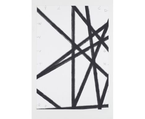 Geometrische Abstraktion Francois Morellet (1926 - 2016 Cholet)o.T. Serigraphie auf glattem Velin. 36 x 25 cm (36 x 25 cm). S