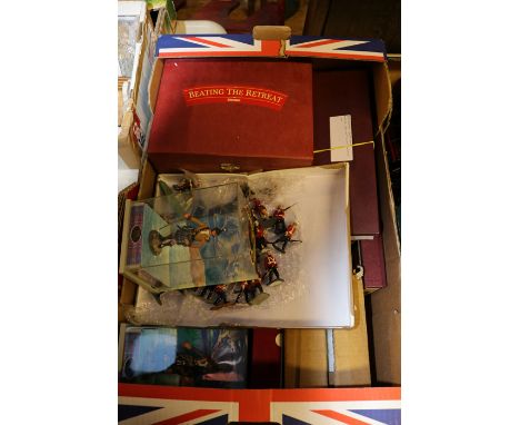 A small quantity of Britains etc.  A Limited-Edition Collection Corps of Drums 24th Foot 48008, 58/500. Victoria Cross Set In