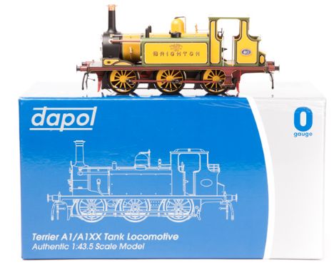 An O gauge Dapol electrically powered class A1 0-6-0 Terrier tank locomotive ‘Brighton’. A fine example fully detailed and fi