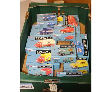 12 Corgi Golden Oldies series. 3x Thames Trader – Ever Ready, Heinz 57 Varieties and Slumberland. 3x Bedford ‘S; type – Lyons