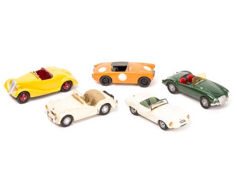 5 scarce South African produced resin models by Geoff Sears. All are basic interpretations of the models described. Ginetta G