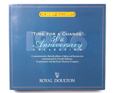 Hornby Railways set ‘Time for A Change 50th Anniversary Collection’. A commemorative Limited Edition of plates and locomotive