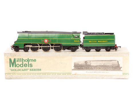 A Millholme Models Goldcast Series OO SR Merchant Navy class tender locomotive. An un-rebuilt example French Line C.G.T. 3501