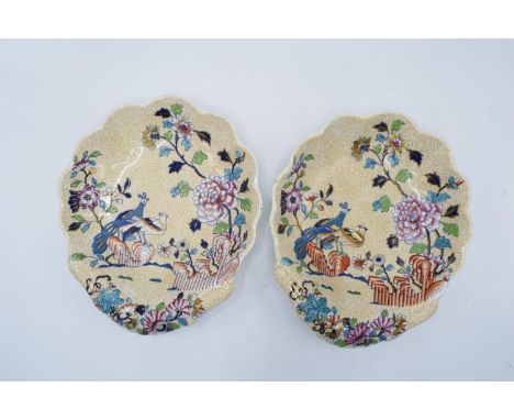 In good condition, light scratches and signs of wear and use. some chips and nibbles to edge of both dishes