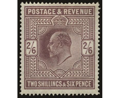 1911-13 Somerset House 2s 6d dull reddish purple (SG 316), odd light bend, fresh large part o.g., cat £300 