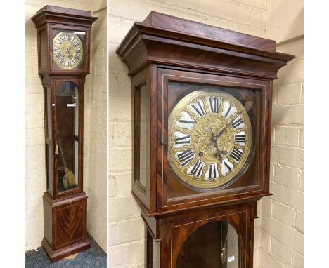 FRENCH REGULATOR CLOCK, SIGNED FRONT &amp; BACK