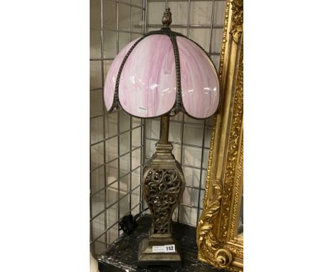LARGE ART NOUVEAU STYLE TABLE LAMP 68CM