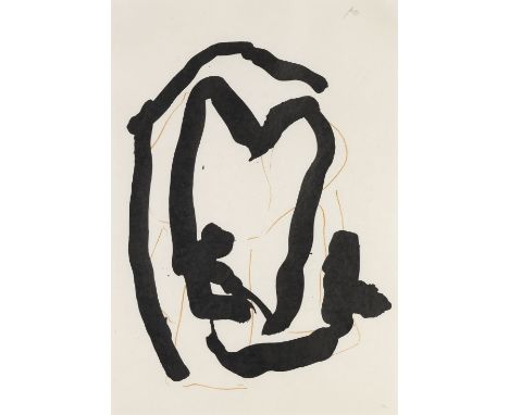 Robert Motherwell (American, 1915-1991)Beau Geste V, from Beau Geste Suite (Belknap 421) Lithograph in colours, 1989, on ligh