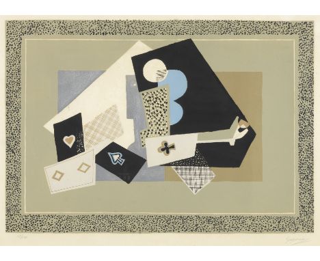 Gino Severini (Italian, 1883-1966)Nature Morte (Meloni 33) Lithograph in colours, 1958, on BFK Rives wove paper, signed and n