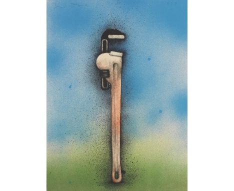 Jim Dine (American, born 1935)Big Red Wrench in a Landscape, from Hommage à Picasso (Williams College 146) Lithograph in colo