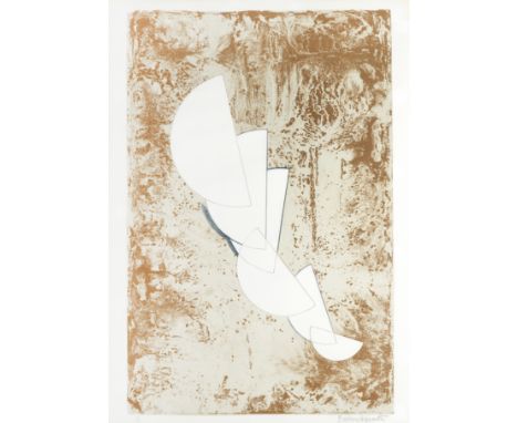 Dame Barbara Hepworth (British, 1903-1975)Fragment, from The Aegean Suite Lithograph in colours, 1971, on wove paper, signed 