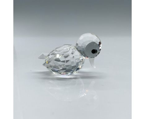 Part of the Beauties of the Lake theme group. Figural has clear crystal facetted body, black crystal eyes with frosted crysta