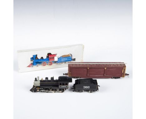 This collection includes a TYCO General ready to run Virginia and Truckee No.210-08 Locomotive and tender released in 1976 (s