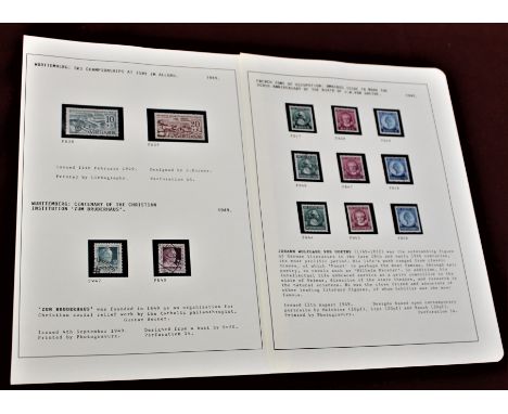 Germany 1949 French Zone Ski Championships SG FW38-FW39 m/m set; Centenary Christian Institution SG FW 47-FW48 used set; Birt