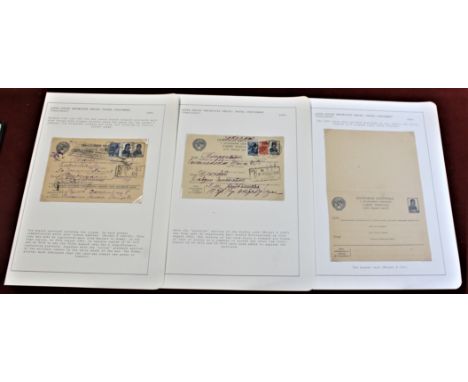 Russia 1939-1941 Michel P153 unused; Michel P156f registered Petrozavodsk no 339 18.8.1941 on SG847a &amp; 847d; Michel P160/