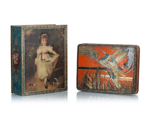 FOUR BISCUIT TINS, MACFARLANE, LANG & CO,  WILLIAM CRAWFORD & SON LTD, WYLLIE, BARR & ROSS, AND  HUNTLEY & PALMERS   one earl