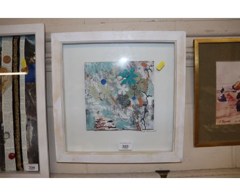 Alison Calvesbert-Rearden, "Metamorphosis 1" mixed media