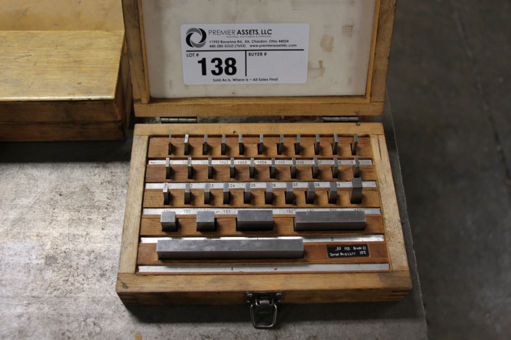 MHC gauge blocks, grade B, .0504"