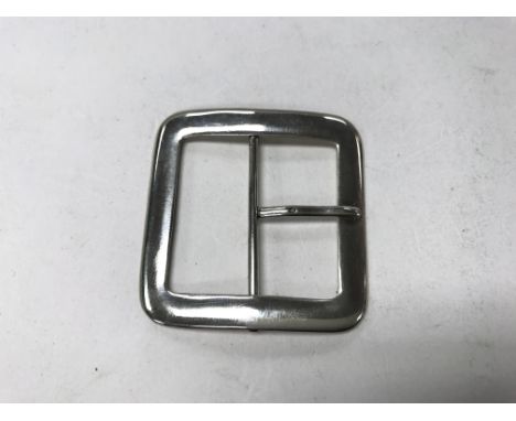 An M. Bros silver hallmarked belt buckle. Weight approx 11.4g