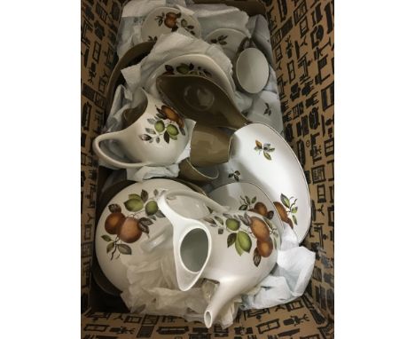 A large collection of Midwinter Oranges and Lemons pattern tea and dinnerwares, approx sixty-five pieces