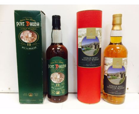 POIT DHUBH GAUGER'S 12 YEARS OLD
Blended Malt Whisky
70cl, 43% volume, in carton.
AMHUINNSUIDHE CASTLE AGED 15 YEARS
Single M