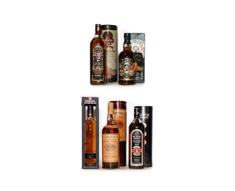 Assorted whisky to include: Penderyn, Single Malt Welsh Whisky, 2005, Grand Slam edition, 46% vol, 70cl, one bottle in presen
