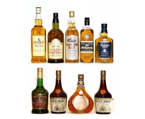 Assorted Whisky to include: The Strathspey Malt, Finest Old Highland Malt Whisky, 1970s bottling, 40% vol, 75cl, one bottle; 