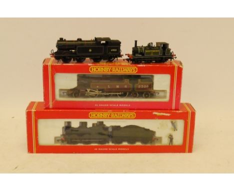 Hornby OO Gauge Steam Locomotives, comprising boxed 'Dean Goods' no 2468 in GWR green and LMS crimson 2-6-4T no 2309, togethe