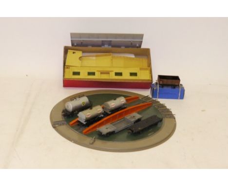 Hornby-Dublo OO Gauge (mostly 3-rail) Rolling Stock and Track Items, comprising approx 15 rolling stock items, most in origin