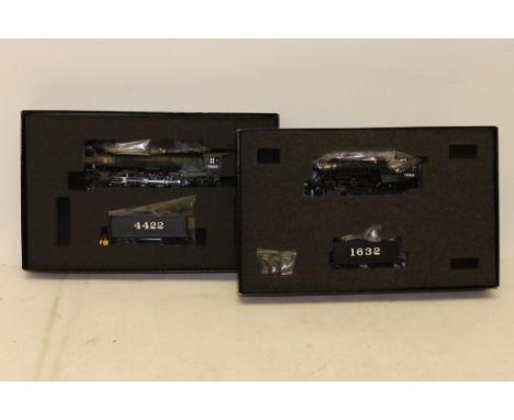 Bachmann Spectrum HO Gauge US Outline Frisco Steam  Locomotives, 81705 black 2-10-0 Russian Decapod No 1632 and 81610 USRA Li