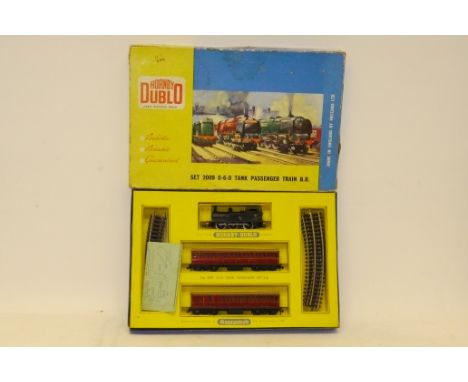 Hornby-Dublo OO Gauge 2-rail Trains and Hornby, including boxed H-D passenger and goods sets with R1 0-6-0T locomotives, a bo