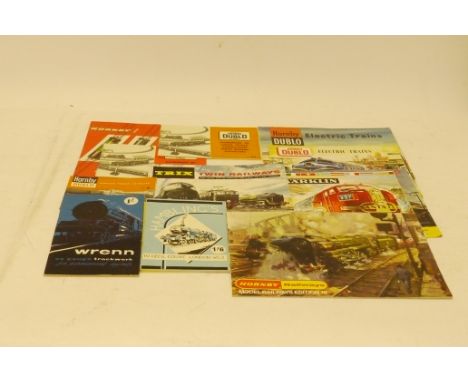 A Collection of Catalogues and Leaflets, including Hornby-Dublo, Trix, later Hornby OO and others, together with a number of 