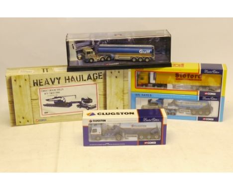 Corgi Commercial Vehicles, A boxed group of vintage and modern vehicles, some limited edition, including CC12801 Scania T-Cab