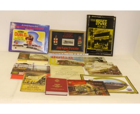 A Collection of Catalogues Reference Books and Other Items, books including Fuller's 'Bassett-Lowke Story' and Foster's 'Horn