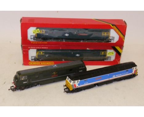 Hornby (Margate) and Lima OO Gauge BR Diesel Locomotives, comprising Hornby Class 47's 47573 in Network SE livery, 47555 'The