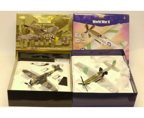 Corgi Aviation Archive, A boxed duo of 1:32 scale aircraft comprising, Flight Line collection, limited edition, US34903, Mess