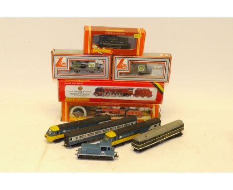 Hornby (Margate) and other OO Gauge 2-rail Trains, comprising boxed LMS red 'Duchess of Sutherland' 4-6-2, one driving wheel 