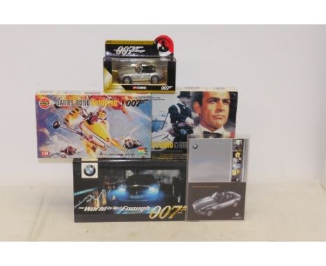 James Bond 1:18 Scale BMW by Kyosho and Other James Bond Collectibles, A boxed and factory sealed 1999 James Bond BMW Z8 from