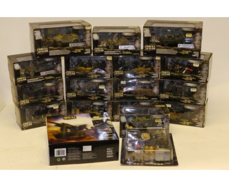 Forces of Valor, A boxed collection of 1:32 scale WWII era vehicles, including 82003 (2), 82004, 82205 and 82301, together wi