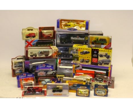 Boxed Diecast Models, A collection of commercial and private vintage and modern vehicles some limited edition, 1:64, 1:43 and