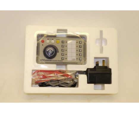 A Bachmann 36-500 E-Z Command Train Control Centre, including power supply, leads and instructions, E, appears unused in orig