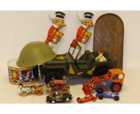 Various 1960s and Later toys, A mixed collection including an Action Man army jeep, boxed Marx Pro Shot golf game, and pair o