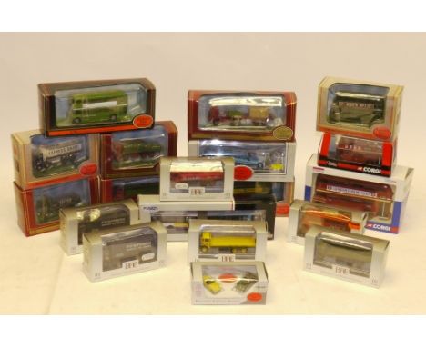 Exclusive First Editions and Corgi Models, A boxed collection of  mostly commercial vintage and modern vehicles, some limited