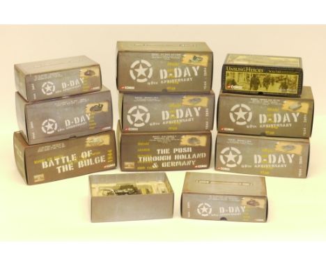 Corgi D-Day Military Models, A group of boxed 60th anniversary examples 1:50 scale comprising, CC60108 (2), CC60603, CC51015,