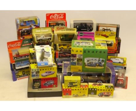 Boxed Vintage Vehicles, Mostly 1:43 scale private and commercial vehicles, including examples by Lledo (Vanguards), Matchbox,